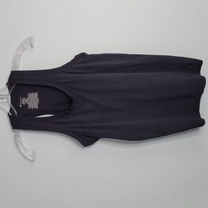 GAIAM breathable seamless black yoga racerback tank top size medium